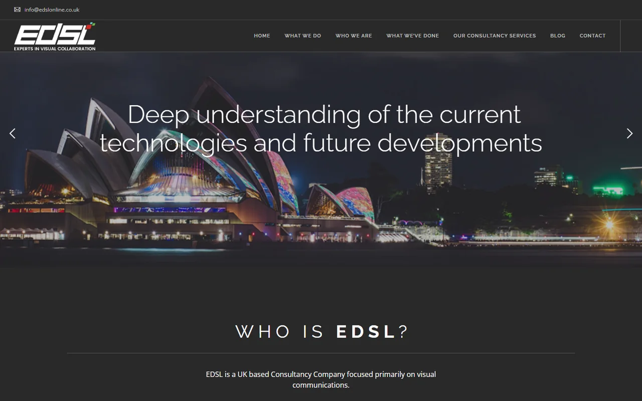 Desktop preview of the EDSL Online website
